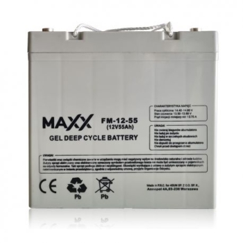 AKUMULATOR ŻELOWY 12-FM-55 55AH 12V