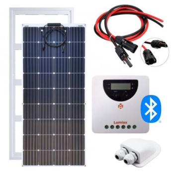 ZESTAW ZASILANIA SOLARNEGO NA KAMPER – FLEX 190W MAXX / MPPT20A