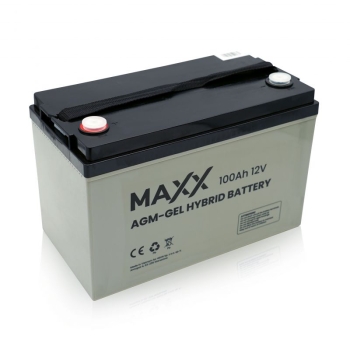 Akumulator AGM-GEL HYBRYDOWY MAXX 100Ah [330*171*216*219]