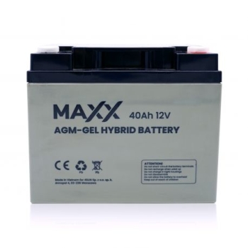 Akumulator AGM-GEL HYBRYDOWY MAXX 40Ah [197*165*172*172]